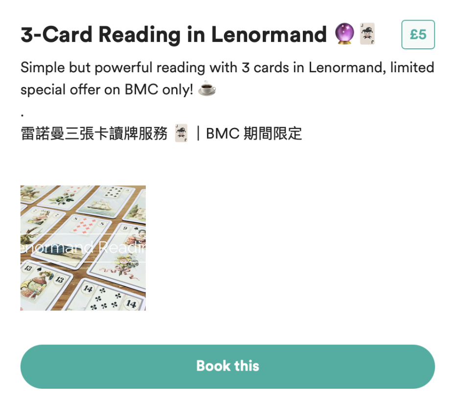 3-card Lenormand Reading